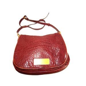 Marc By Marc Jacobs Flap Over Leather Crossbody Handbag